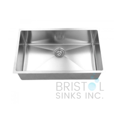 BRISTOL SINKS Undermount Stainless Steel Kitchen Sink 20 MM Corners