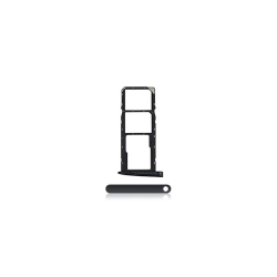 ESOURCE PARTS Replacement Dual Sim Tray Compatible for Motorola Moto G6 (Xt1925 / 2018) (Black)