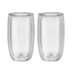 ZWILLING Sorrento 2 Piece Latte Glass Set, Transparent