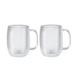 ZWILLING Sorrento Plus 2 Piece Coffee Glass Set, Transparent
