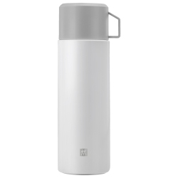 ZWILLING Thermo Beverage Bottle, 1 L, White-Grey