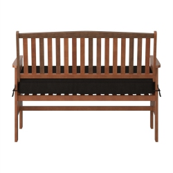 CORLIVING CANADA Corliving Miramar Washed Wood Outdoor Bench In White