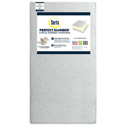 Serta Perfect Slumber Crib and Toddler Mattress