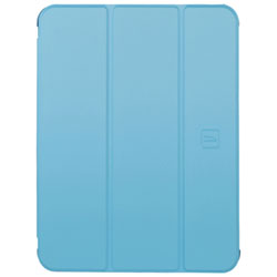 Tucano Milano Italy Satin Folio Case for iPad 11" (A16) / iPad 10.9 (10th Gen) - Light-Blue