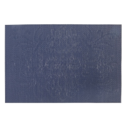 MAISON CONCEPTS Vinyl Placemat Damask - Set Of 12 In Navy Blue