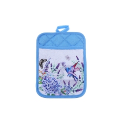 MAISON CONCEPTS Pot Holder With Pocket Hummingbird - Set Of 6