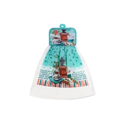 MAISON CONCEPTS Tie Hand Towel Coffee to Go - Set Of 2