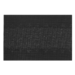 MAISON CONCEPTS Vinyl Placemat Diamond Band - Set Of 12 In Black