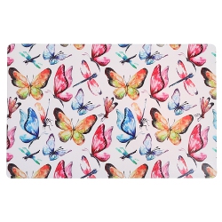 MAISON CONCEPTS Plastic Placemat Watercolor Butterfly - Set Of 12