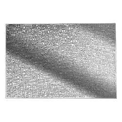 MAISON CONCEPTS Metallic Laser Cut Pvc Placemat Sisal - Set Of 12 In Silver