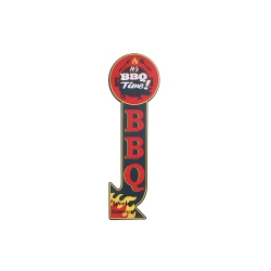 MAISON CONCEPTS Metal Sign It's Bbq Time In Multicolor