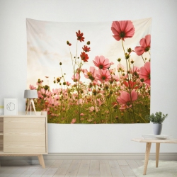 MAISON CONCEPTS Polyester Backdrop 59" X 79" Floral In Pink