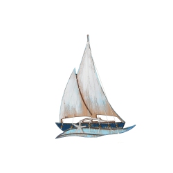 MAISON CONCEPTS Polyresin Sail Boat Wall Decor