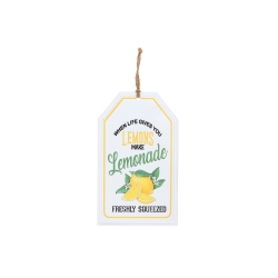 MAISON CONCEPTS Embossed Metal Sign Make Lemonade