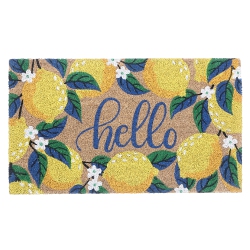 MAISON CONCEPTS Coir Door Mat Hello Lemon