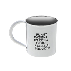 MAISON CONCEPTS Stainless Steel Mug With Printing Father - Set Of 2