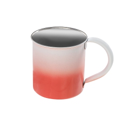 MAISON CONCEPTS Stainless Steel Ombre Mug - Set Of 2 In Orange