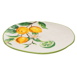 MAISON CONCEPTS Ceramic Lemon Platter - Set Of 2