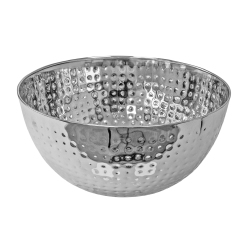 MAISON CONCEPTS Stainless Steel Hammered Salad Bowl 7.50" - Set Of 2