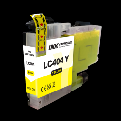 SUPERINK Compatible Brother Lc404 Ink Cartridge By In Yellow