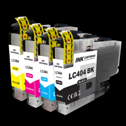 SUPERINK Compatible Brother Lc404 Ink Cartridge Combo By