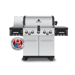 BROIL KING Regal S 590 Pro Ir 5-Burner Natural Gas Grill With Infrared Side Burner And Rotisserie