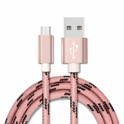 SUPERSHIELD 6Ft Micro USB Cable Nylon Braided Fast Quick Charger USB to Micro USB 2.0 Android Charging Cord for Galaxy S7 S6 S5 Edge A10, J3 Prime