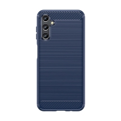 PANDACO Brushed Metal Case for Samsung Galaxy A14 In Navy