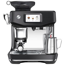 Breville Barista Touch Impress Espresso Machine w/ Frother & Coffee Grinder - Damson Blue