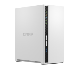 QNAP Ts-233-Us 2 Bay Affordable Desktop Nas With Arm Cortex-A55 Quad-Core Processor And 2 GB Ddr4 Ram (Diskless)