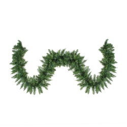 NORTHLIGHT Buffalo Fir Commercial Christmas Garland - 50' X 10" - Unlit