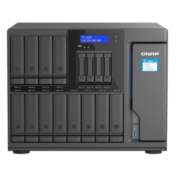 QNAP Ts-1655-8G-Us 16 Bay High Performance And High-Capacity Hybrid Nas With Intel® Atom® 8-Core Processor, Dual 2.5GBe And Long-Term Availability