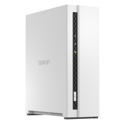 QNAP Ts-133-Us 1 Bay Affordable Desktop Nas With Arm Cortex-A55 Quad-Core Processor And 2 GB Ddr4 Ram (Diskless)