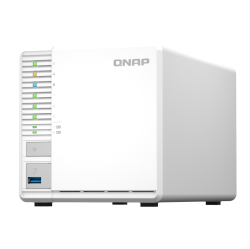 QNAP Ts-364-8G-Us 3-Bay High-Performance Desktop Nas With Intel Celeron 4-Core