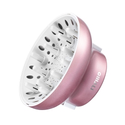 HLD Universal Hair Diffuser “Super Sturdy” 4.4-6.6 Cm for Natural Curly And Wavy Hair, Hair Dryer Attachment (Rose Gold)