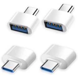 CABLESHARK USB C to USB Adapter (2-Pack), USB C Male to USB 3.0 Female Type C Thunderbolt 4/3 Otg Converter for Macbook Pro 2023, Imac Ipad Mini