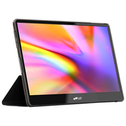 Moniteur Delo Hd Intégrale 60 Hz De 15,6 Po Glance Plus De Mobile Pixels Avec Temps De Réponse De 10 Ms Gris À Gris (Mp-101-1012P01) - Noir