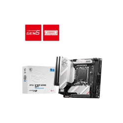 MSI Mpg B760I Edge Wifi Gaming Motherboard (Supports 12Th/13Th Gen Intel Cpu, Lga 1700, Ddr5, PCie 5.0, M.2, 2.5GBps Lan, USB 3.2 Gen2, Wi-Fi 6E