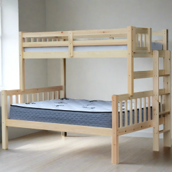 SCANICA Bunk Bed Natural Twin Over Full End Ladder