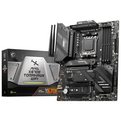 MSI MAG X670E Tomahawk WiFi ATX AM5 DDR5 Motherboard for AMD Ryzen 9000/8000/7000 Series CPUs