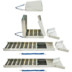 KLONDIKE GOLD SUPLIE 50" Aluminium Folding Sluice Box Includes Carpet, Miners Moss Matting, And Expanded Metal to Help Trap Fine