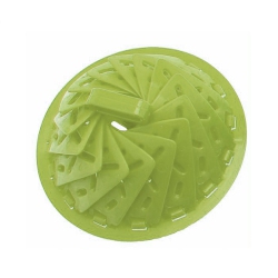 STARFRIT - Vegetable Steamer With Foot, Made Of Silicone In Green