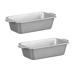 STARFRIT - Set Of 2 The Rock Wave Bread Baking Pan, 5" X 9", Carbon Steel
