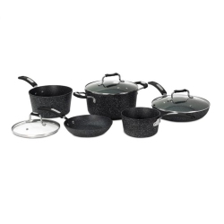 STARFRIT THE ROCK The Rock 8 Piece Non-Stick Cookware Set