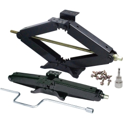 PROGRADE 2Pk Combo - 3 3/4 Ton Rv Stabilizer Jack Combo W/handle & Socket - 24" Lift - 7500 Lbs Per Jack - 36453