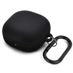 HLD Silicone Case Compatible With Samsung Galaxy Buds 2 Case (2021) / Galaxy Buds 2 Pro Case (2021) / Galaxy Buds Live Case (2020) (Black)