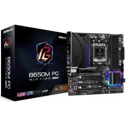 ASROCK Mb B650M Pg Riptide Wifi Amd B650 Am5 Max128GB Ddr5 Micro Atx Retail