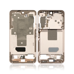 ESOURCE PARTS Replacement Mid-Frame Housing Compatible for Samsung Galaxy S22 5G (International Version) (Pink Gold)
