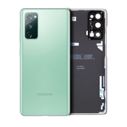ESOURCE PARTS Replacement Back Cover Glass With Camera Lens Compatible for Samsung Galaxy S20 Fe (Service Pack) (Cloud Mint)