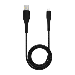 ESOURCE PARTS Replacement 3 Ft Mfi Lightning to USB Type A Cable (Ampsentrix) (Alpha) (Black)